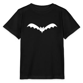 bat II 1c - Stanley/Stella Kinder T-Shirt MINI CREATOR  - Schwarz - Vorne - Mikhail (115cm)
