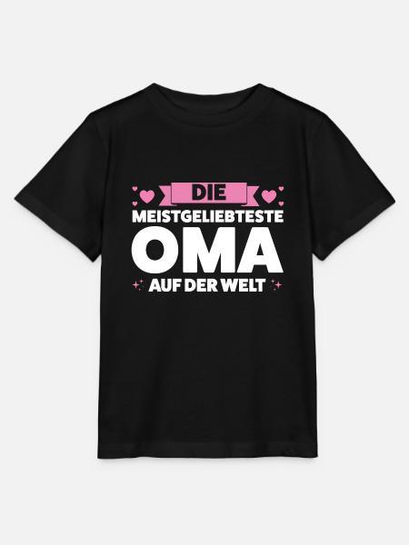 Oma Großmutter Großmütter Geschenk - Stanley/Stella Kinder T-Shirt MINI CREATOR  - Schwarz