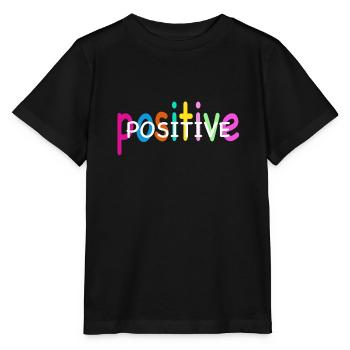 Positive - Stanley/Stella MINI CREATOR Kids’ T-Shirt - black - Front - Mikhail (115cm)