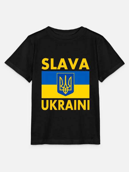Slava ukraini - Stanley/Stella T-shirt MINI CREATOR til børn - sort