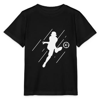 Football - Soccer / Striker - Kicker / Athletes - Stanley/Stella MINI CREATOR Kids’ T-Shirt - black - Front - Mikhail (115cm)