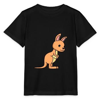 Kangaroo Comic - Stanley/Stella Kinder T-Shirt MINI CREATOR  - Schwarz - Vorne - Mikhail (115cm)