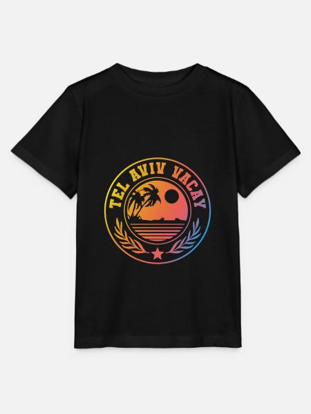 Tel Aviv Urlaub - Stanley/Stella Kinder T-Shirt MINI CREATOR - Schwarz