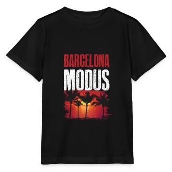 Barcelona Mode - Stanley/Stella MINI CREATOR Kids’ T-Shirt - black - Front - Mikhail (115cm)
