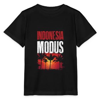 Mode Indonésie - T-shirt bio MINI CREATOR Stanley/Stella Enfant - noir - Devant - Mikhail (115cm)