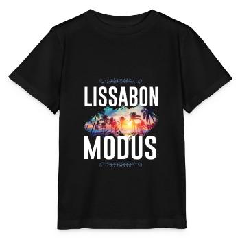 Lissabon Modus - Stanley/Stella Kinder T-Shirt MINI CREATOR  - Schwarz - Vorne - Mikhail (115cm)