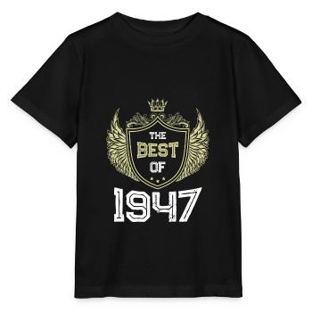 1947 best of - Stanley/Stella Kinder T-Shirt MINI CREATOR  - Schwarz - Vorne - Mikhail (115cm)