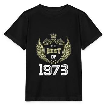 1973 best of - Stanley/Stella Kinder T-Shirt MINI CREATOR  - Schwarz - Vorne - Mikhail (115cm)