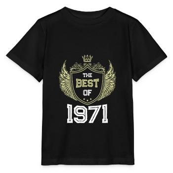 1971 best of - Stanley/Stella Kinder T-Shirt MINI CREATOR  - Schwarz - Vorne - Mikhail (115cm)