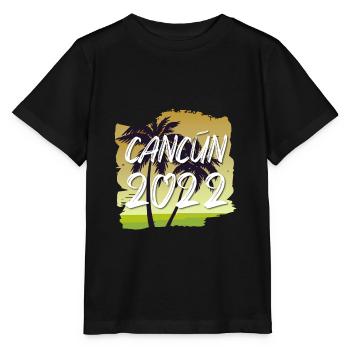 Cancun 2022 - T-shirt bio MINI CREATOR Stanley/Stella Enfant - noir - Devant - Mikhail (115cm)