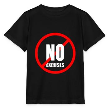 No excuses - T-shirt bio MINI CREATOR Stanley/Stella Enfant - noir - Devant - Mikhail (115cm)