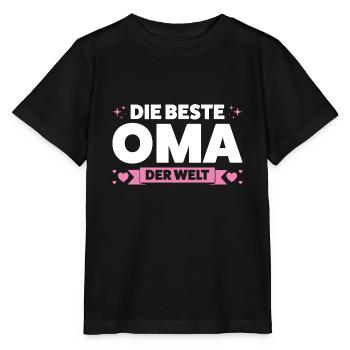 Oma Großmutter Omi Geschenk - Stanley/Stella Kinder T-Shirt MINI CREATOR  - Schwarz - Vorne - Mikhail (115cm)