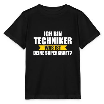 Techniker Beruf Technik Geschenk - Stanley/Stella Kinder T-Shirt MINI CREATOR  - Schwarz - Vorne - Mikhail (115cm)