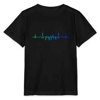 Tennis Tennisspieler Damen Herren Tennis spielen - Stanley/Stella Kinder T-Shirt MINI CREATOR  - Schwarz - Vorne - Mikhail (115cm)