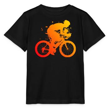 Road Cyclist Road Bike Road Bike Road Bike Road Bike - Stanley/Stella MINI CREATOR Kids’ T-Shirt - black - Front - Mikhail (115cm)