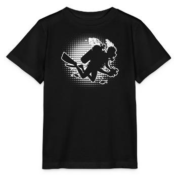 Plongée sous-marine Plongée sous-marine Plongée libre - T-shirt bio MINI CREATOR Stanley/Stella Enfant - noir - Devant - Mikhail (115cm)