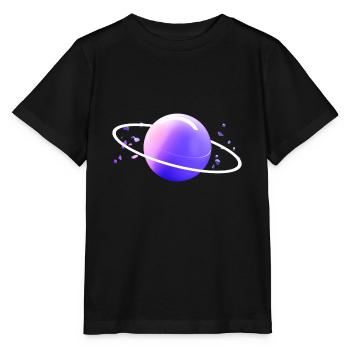 Weltall Universum Orbit Astronaut Planet space - Stanley/Stella Kinder T-Shirt MINI CREATOR  - Schwarz - Vorne - Mikhail (115cm)