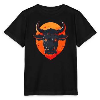 Bull Bull Buffalo - Stanley/Stella MINI CREATOR Kids’ T-Shirt - black - Front - Mikhail (115cm)