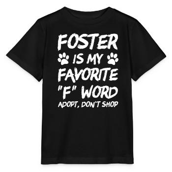 Rescue Dog Adopt Don't Shop - Stanley/Stella MINI CREATOR Kids’ T-Shirt - black - Front - Mikhail (115cm)