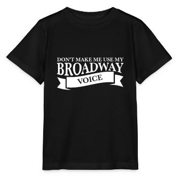 Theater Broadway Theater Geschenk - Stanley/Stella Kinder T-Shirt MINI CREATOR  - Schwarz - Vorne - Mikhail (115cm)