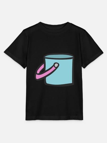 Eimer Haushalt Geschenk - Stanley/Stella Kinder T-Shirt MINI CREATOR  - Schwarz