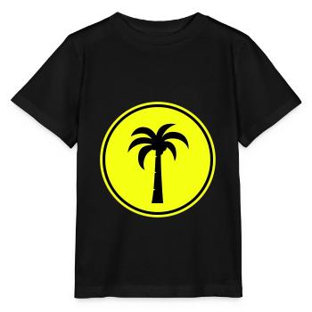 palm symbol - Stanley/Stella MINI CREATOR Kids’ T-Shirt - black - Front - Mikhail (115cm)