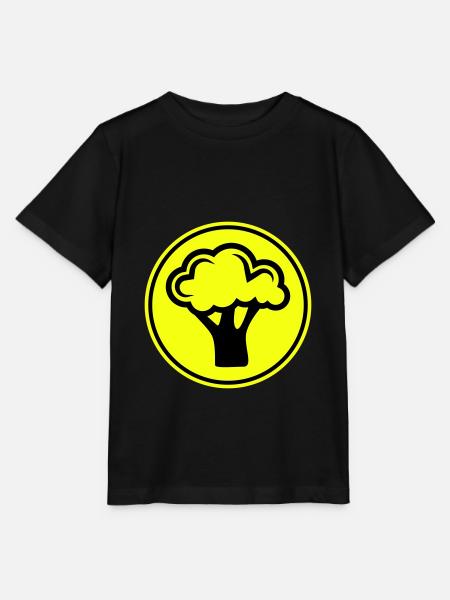 Brokkoli Gemüse - Stanley/Stella Kinder T-Shirt MINI CREATOR  - Schwarz