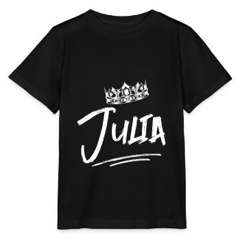 Julia - Stanley/Stella Kinder T-Shirt MINI CREATOR  - Schwarz - Vorne - Mikhail (115cm)