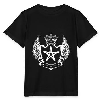 starfish icon icon - Stanley/Stella MINI CREATOR Kids’ T-Shirt - black - Front - Mikhail (115cm)