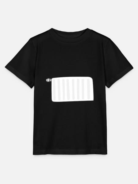 Heizung - Stanley/Stella Kinder T-Shirt MINI CREATOR  - Schwarz