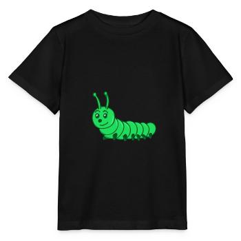 Chenille - T-shirt bio MINI CREATOR Stanley/Stella Enfant - noir - Devant - Mikhail (115cm)