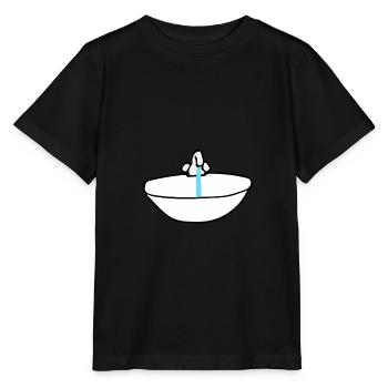 Waschbecken - Stanley/Stella Kinder T-Shirt MINI CREATOR  - Schwarz - Vorne - Mikhail (115cm)