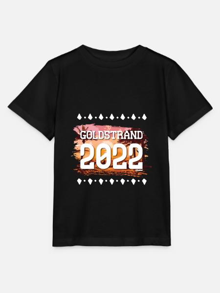 Goldstrand 2022 - Stanley/Stella Kinder T-Shirt MINI CREATOR  - Schwarz