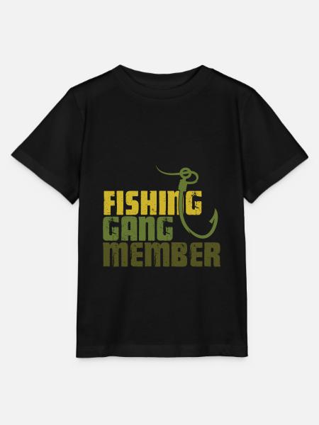 Fishing Gang - Stanley/Stella Kinder T-Shirt MINI CREATOR - Schwarz