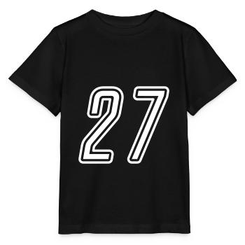 27 Number number - Stanley/Stella MINI CREATOR Kids’ T-Shirt - black - Front - Mikhail (115cm)