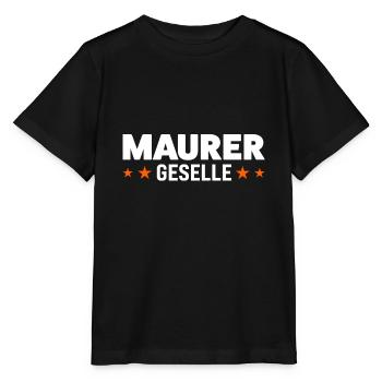 Maurer Geselle Maurer Geselle Geschenk - Stanley/Stella Kinder T-Shirt MINI CREATOR  - Schwarz - Vorne - Mikhail (115cm)