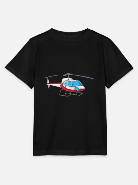 Hélicoptère hélicoptère - T-shirt bio MINI CREATOR Stanley/Stella Enfant - noir