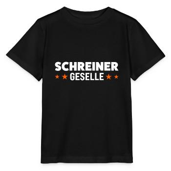 Schreiner Geselle Schreiner Geselle Geschenk - Stanley/Stella Kinder T-Shirt MINI CREATOR  - Schwarz - Vorne - Mikhail (115cm)