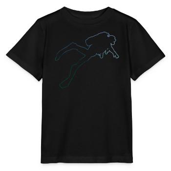 Scuba Taucher Scuba Tauchen Scuba Diver - Stanley/Stella Kinder T-Shirt MINI CREATOR  - Schwarz - Vorne - Mikhail (115cm)