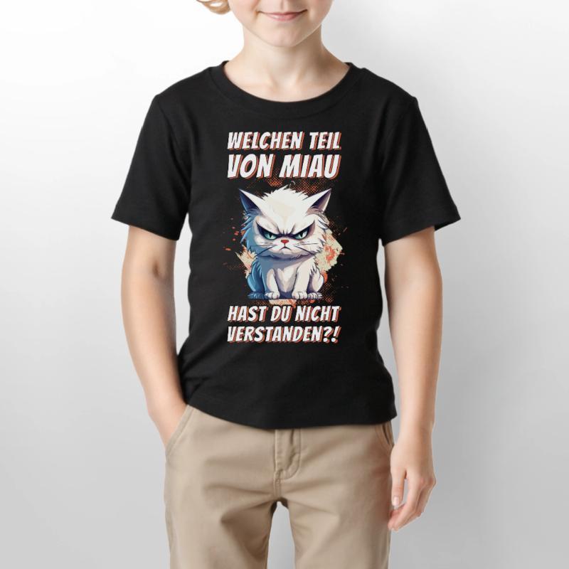 cat grumpy grumpy grumpy meow funny Stanley/Stella MINI CREATOR Kids’ T-Shirt