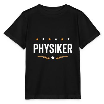 Physiker Beruf - Stanley/Stella Kinder T-Shirt MINI CREATOR  - Schwarz - Vorne - Mikhail (115cm)