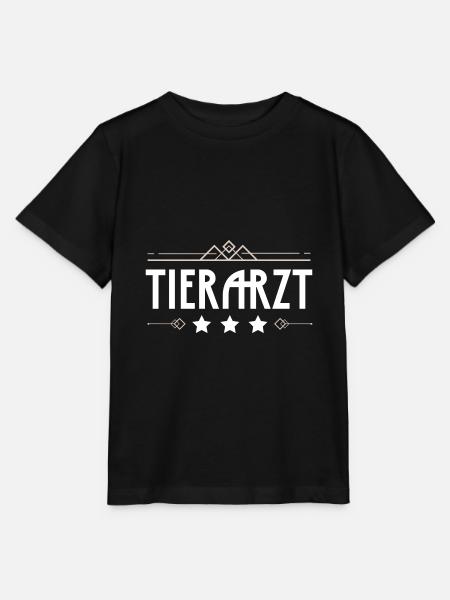 Tierarzt Beruf - Stanley/Stella Kinder T-Shirt MINI CREATOR - Schwarz