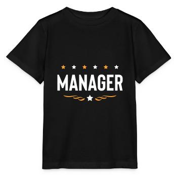 Manager Beruf - Stanley/Stella Kinder T-Shirt MINI CREATOR  - Schwarz - Vorne - Mikhail (115cm)