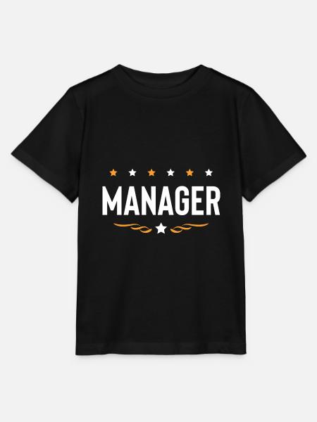 Manager Beruf - Stanley/Stella Kinder T-Shirt MINI CREATOR - Schwarz