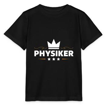 Physiker Beruf - Stanley/Stella Kinder T-Shirt MINI CREATOR  - Schwarz - Vorne - Mikhail (115cm)