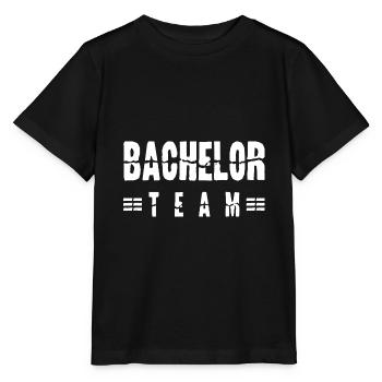 Bachelor Team - Stanley/Stella Kinder T-Shirt MINI CREATOR  - Schwarz - Vorne - Mikhail (115cm)