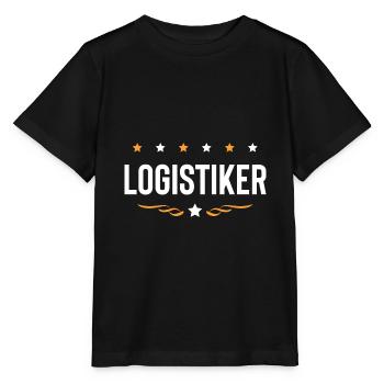 Logistiker Beruf - Stanley/Stella Kinder T-Shirt MINI CREATOR  - Schwarz - Vorne - Mikhail (115cm)