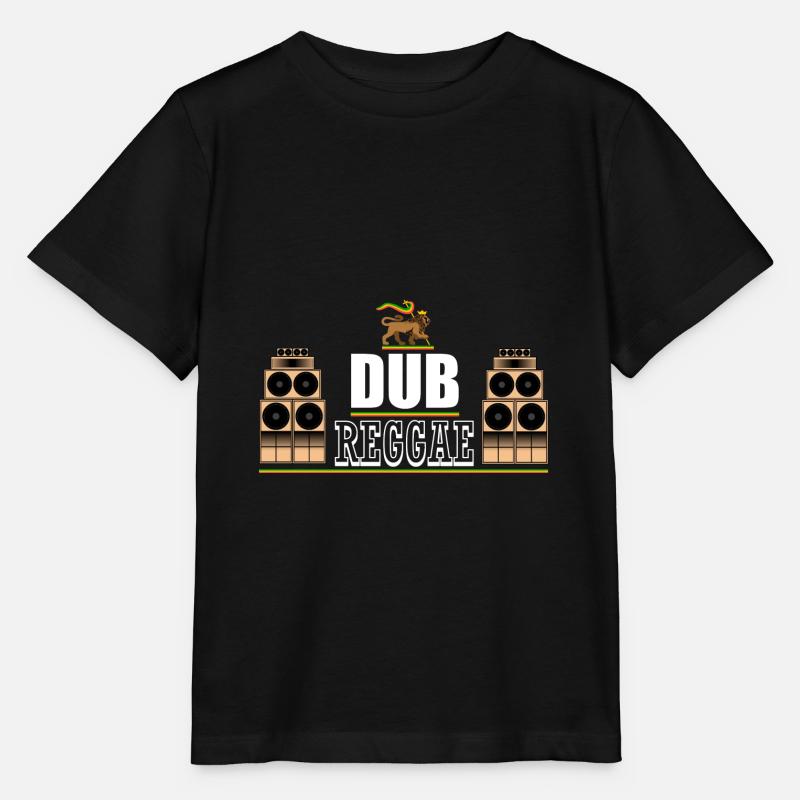 Lion Dub Reggae - T-shirt bio MINI CREATOR Stanley/Stella Enfant - noir