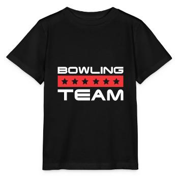 Équipe de bowling - T-shirt bio MINI CREATOR Stanley/Stella Enfant - noir - Devant - Mikhail (115cm)