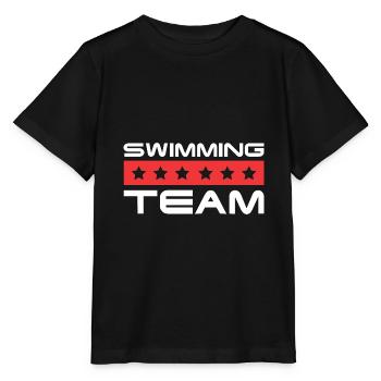 Swimming Crew - Stanley/Stella MINI CREATOR Kids’ T-Shirt - black - Front - Mikhail (115cm)